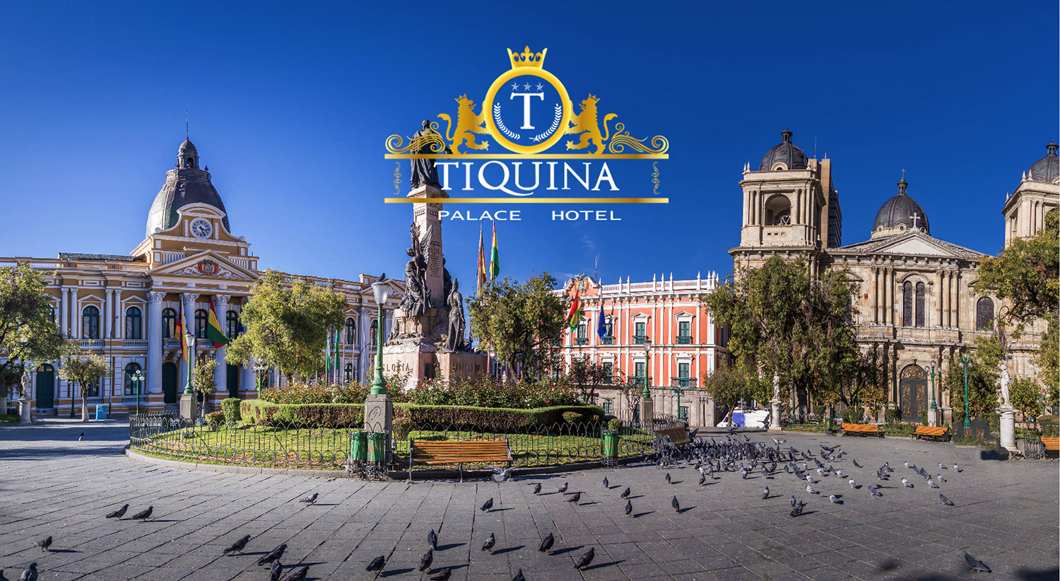 Recepci&oacute;n del Hotel Tiquina Palace
